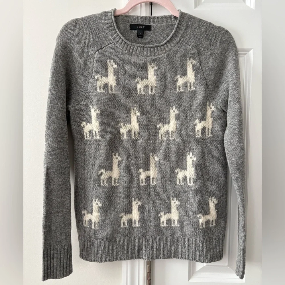 J. Crew Wool LLama Sweater